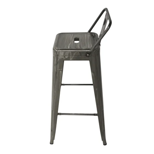 ALTA GIUSEGA SGABELLO INVECCHIATO METALLICO