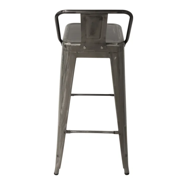 ALTA GIUSEGA SGABELLO INVECCHIATO METALLICO