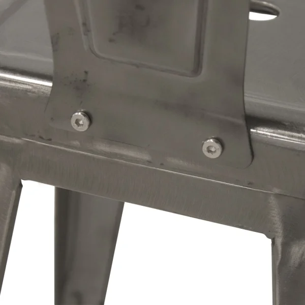 ALTA GIUSEGA SGABELLO INVECCHIATO METALLICO