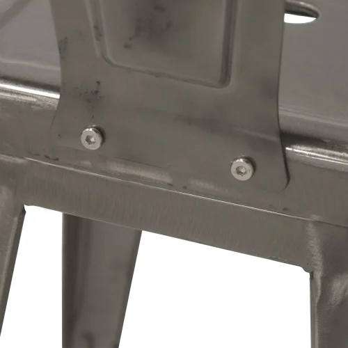 ALTA GIUSEGA SGABELLO INVECCHIATO METALLICO