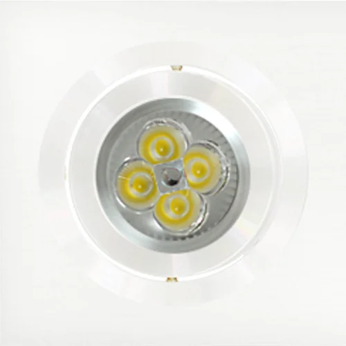 OCCHIO DI BUE 2 LUCI IGOR ALLUMINIO BIANCO