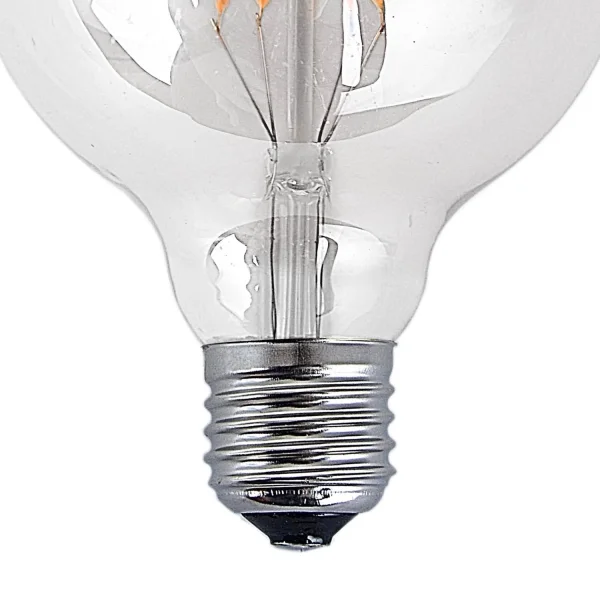 LÁMPARA 3 LUCES ABIE CRISTAL - ÁMBAR