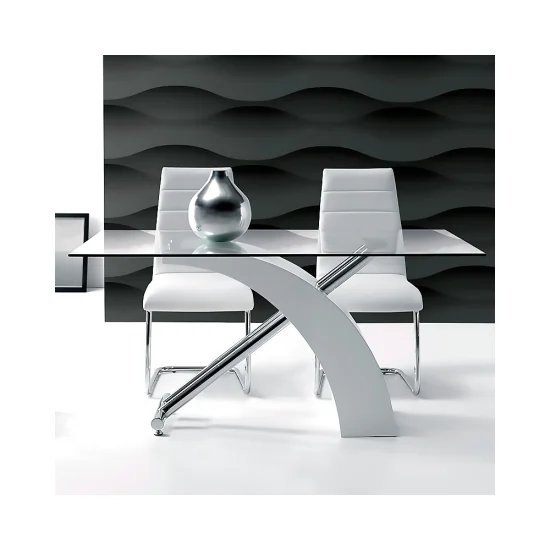 CHIAREZZA TRANSP/TAVOLO BIANCO 2