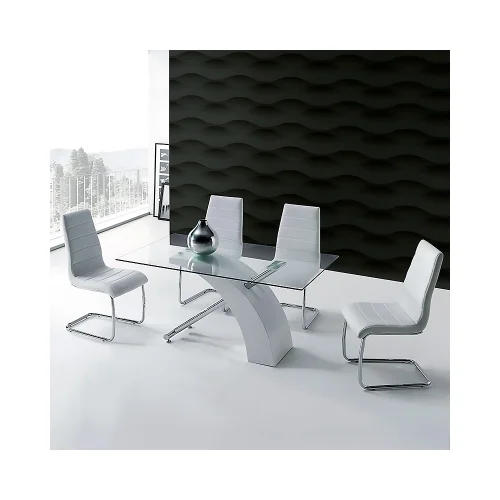 CHIAREZZA TRANSP/TAVOLO BIANCO