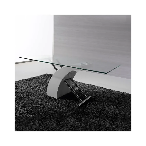 CHIAREZZA TRANSP / TAVOLO DA CAFFÈ BIANCO