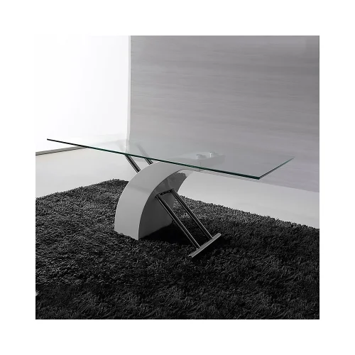 CHIAREZZA TRANSP / TAVOLO DA CAFFÈ BIANCO