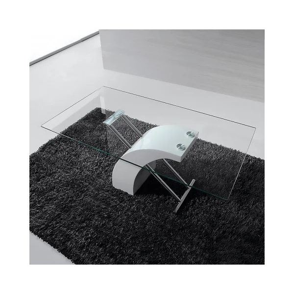 CHIAREZZA TRANSP / TAVOLO DA CAFFÈ BIANCO