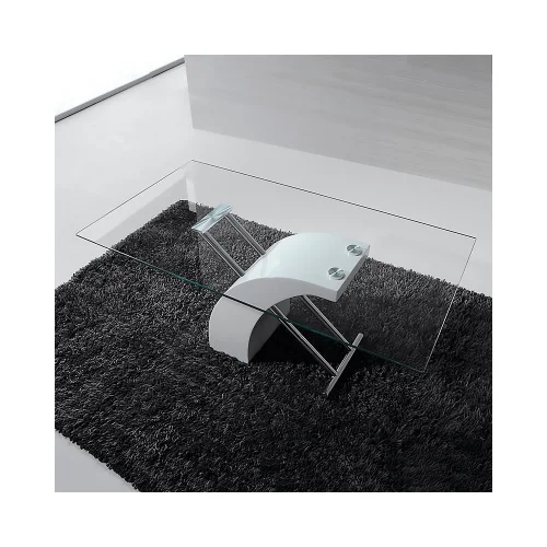 CHIAREZZA TRANSP / TAVOLO DA CAFFÈ BIANCO