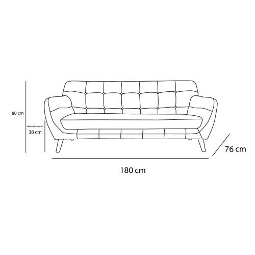 VINTAGE CAPUCCINO CLEMENTINA DIVANO