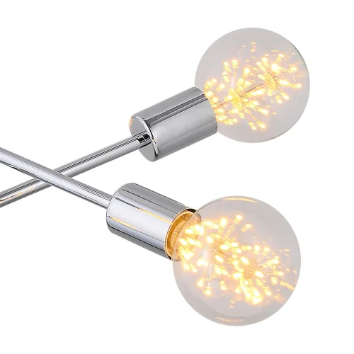 LAMPADA A SOFFITTO JUPITER 6 LUCI CROMATE LAMPADA A SOFFITTO JUPITER 6 LUCI CROMATE