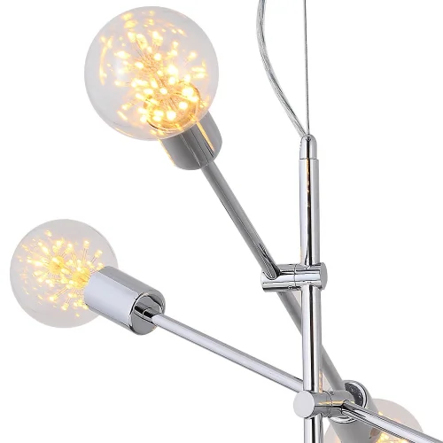 LAMPADA A SOFFITTO JUPITER 6 LUCI CROMATE