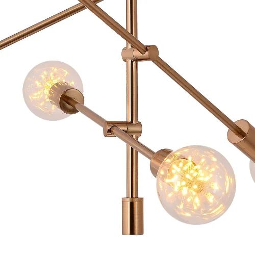 LAMPADA A SOFFITTO JUPITER 6 LUCI IN BRONZO