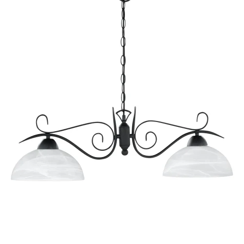 LAMPADA A SOFFITTO 2 LUCI FORGIARE MIRANDA