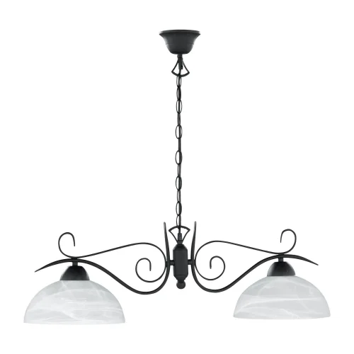 LAMPADA A SOFFITTO 2 LUCI FORGIARE MIRANDA