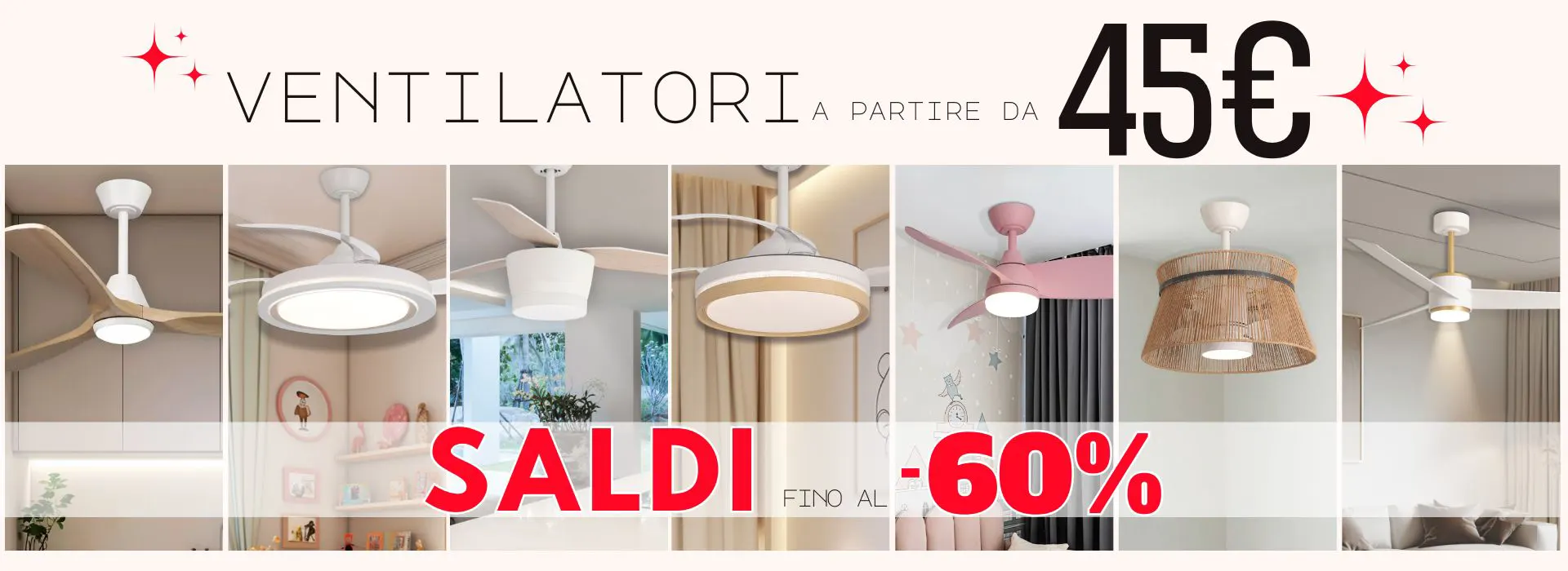 Ventilatori a soffitto