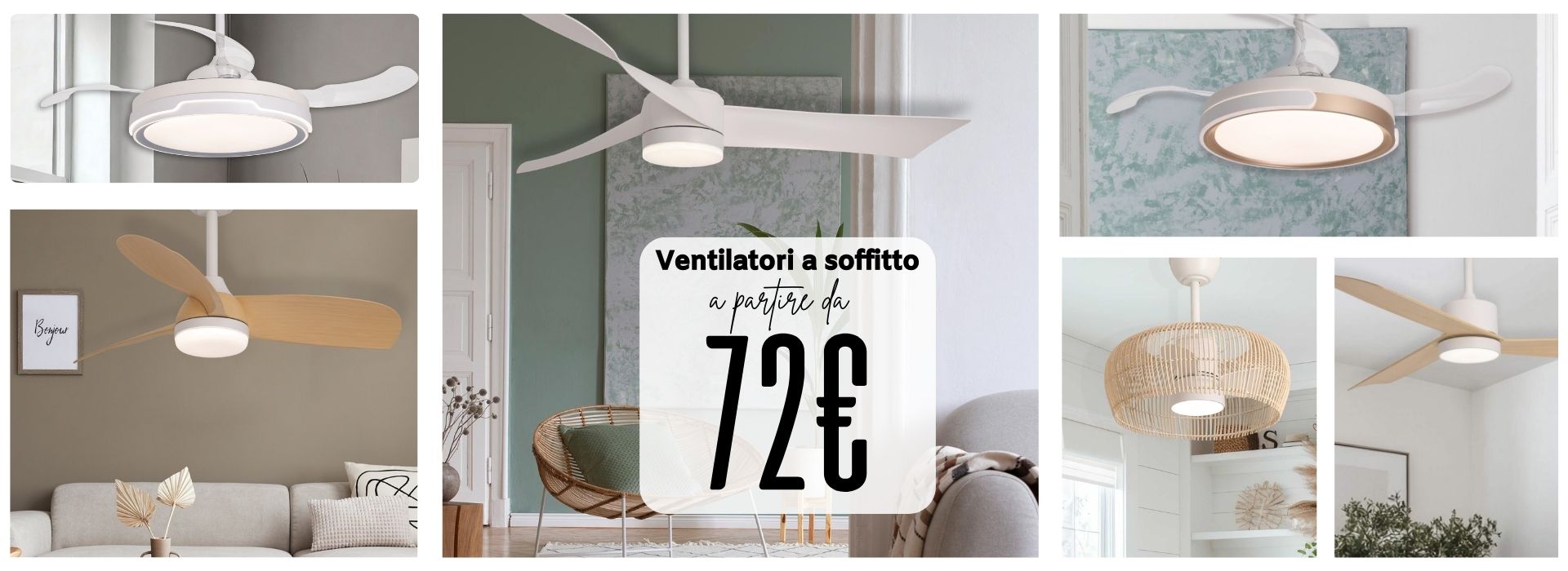 Ventilatori a soffitto